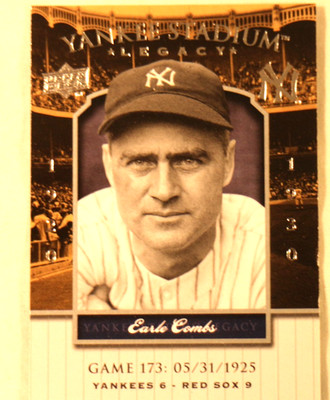 2008 Upper Deck Yankee Stadium Legacy Earle Combs.YSL173