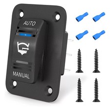 1 PC Waterproof 4-Pin SPDT 3-Way Bilge Pump Rocker Switch Car Replacement