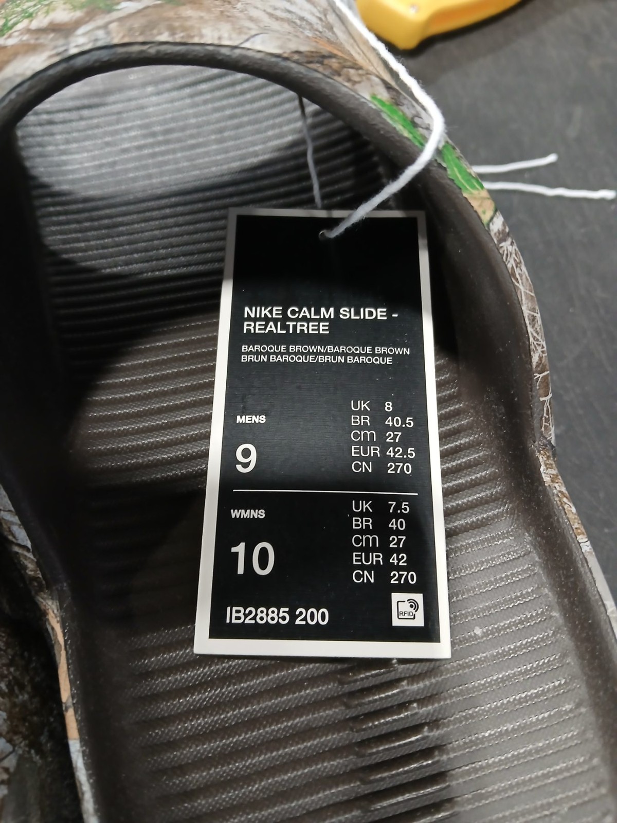 Nike Unisex Calm RealTree Slides Size Men 9/Wmn 10 image 6