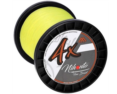 Mikado Geflochtene Schnüre - Nihonto Fine Braid - 0.45mm/37.4kg/900m - Fluo Gelb