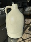 Stoneware jug by D. Foster & Co., Blackstone St., Boston - cobalt blue floral — photo 6