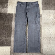 Dickies Mens Carpenter Pants Charcoal Gray Size 32X30 Utility Relaxed Fit