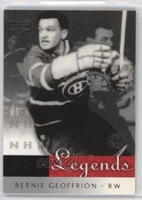 2001-02 Upper Deck Legends Bernie Geoffrion #39 HOF t4m