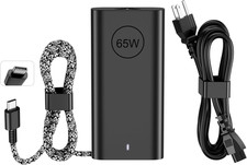 65W Laptop Charger USB C - Compatible with Dell Latitude 5420 5520 7420 7430 543