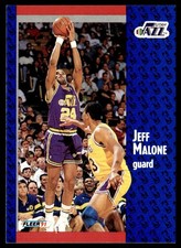 1991-92 Fleer Jeff Malone Utah Jazz #200