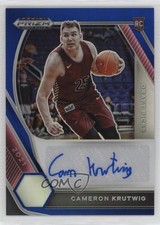 2021-22 Panini Prizm Draft Picks Blue 136/149 Cameron Krutwig #DP-CKR Auto 11n5