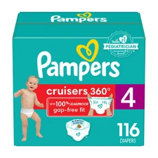 Pampers Cruisers 360 Diapers - Size 4 - 116ct