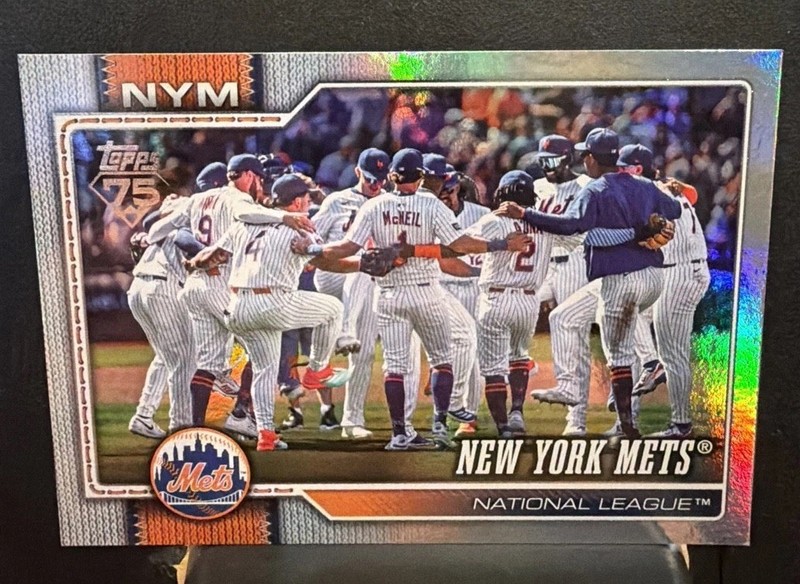2026 Topps Series 1 - New York Mets #291 Rainbow Foil