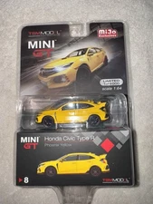 Mini GT Honda Civic Type R (FK8) Phoenix Yellow