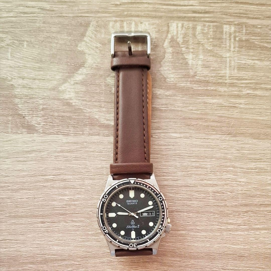 時計 SEIKO SILVER WAVE Z 7123-8250 MENS DIVER セイコー ダイバー シルバーウェーブZ 7123-8250 クオーツ SEIKO