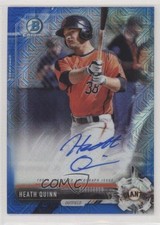 2017 Bowman Chrome Prospect Blue Mojo Refractor 125/150 Heath Quinn Auto 4al