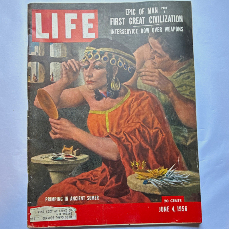 LIFE Magazine June 4 1956 Illustrated Weekly News, Ancient Sumer