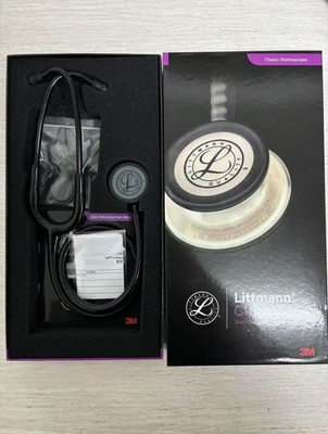 3M Littmann Classic III Stethoscope,5803,all black Cardiac pulse