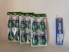 Crest Scope Mouthwash Travel Size 12 Bottles Brush Buddies Toothbrush 2 pc