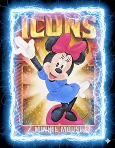 2025 Topps Chrome Disney ICON CARDS - Pick Your Card - Lightning McQueen / Elsa