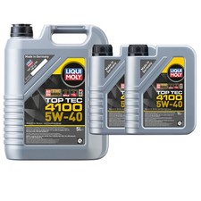 LIQUI MOLY 5W40 7L TOP TEC4100 Motoröl für ALFA ROMEO AUDI BMW CHEVROLET