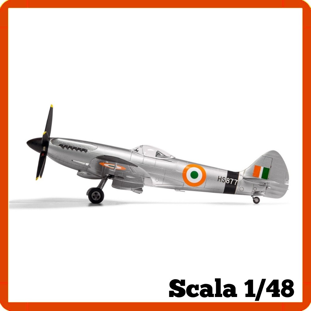 Modellismo statico aerei kit 1/48 Airfix SUPERMARINE SPITFIRE F modellino aereo foto 4