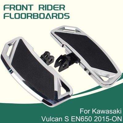 Front Floorboards For Kawasaki Vulcan S EN650 2015+ Wide Footpegs Footboards