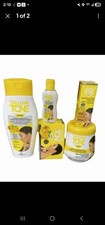 Yellow Tone Skin Brightening Set Vitamin C Cream Lotion Serum Oil Dark Spots