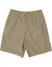 RIFLE Womens Pegged Chino Shorts W32 Medium Beige CM29