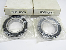 URB Lot of 2 6008-2RS 40mm x 68mm x 15mm Sealed Bearing