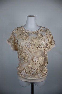 TWINSET SIMONA BARBIERI DAMEN SHIRT GR XS SHIRT KURZARM VINTAGE CASUAL TAG