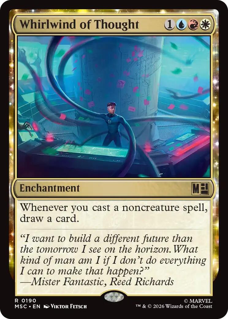 NM - Whirlwind of Thought MSC - 190 Commander: Marvel Super Heroes