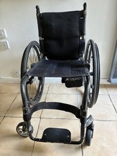 Progeo Manual Wheelchair - Black, 4 Wheels