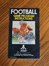 Atari Football Video Game Instructions Booklet Manual 1979