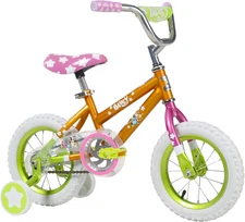 Bluey 12 Inch Kids Bike by Dynacraft for Boys and Girls with Training Wheels, Co