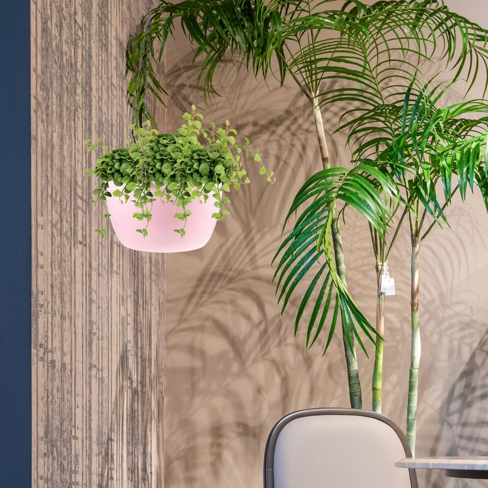 Vaso Da Parete In Ceramica A Forma Di Viso Milageto | Fioriera Creativa Per Balcone E Giardino | 17x13,5x8 Cm | Bianco - 3