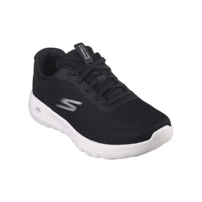 Skechers Women's GO WALK JOY- Sea Wind Athletic Comfort Shoe - Black/ White