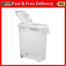 Buddeez Roll Away Dog/Cat Food Storage Holds Up to 50 lbs. with Wheels