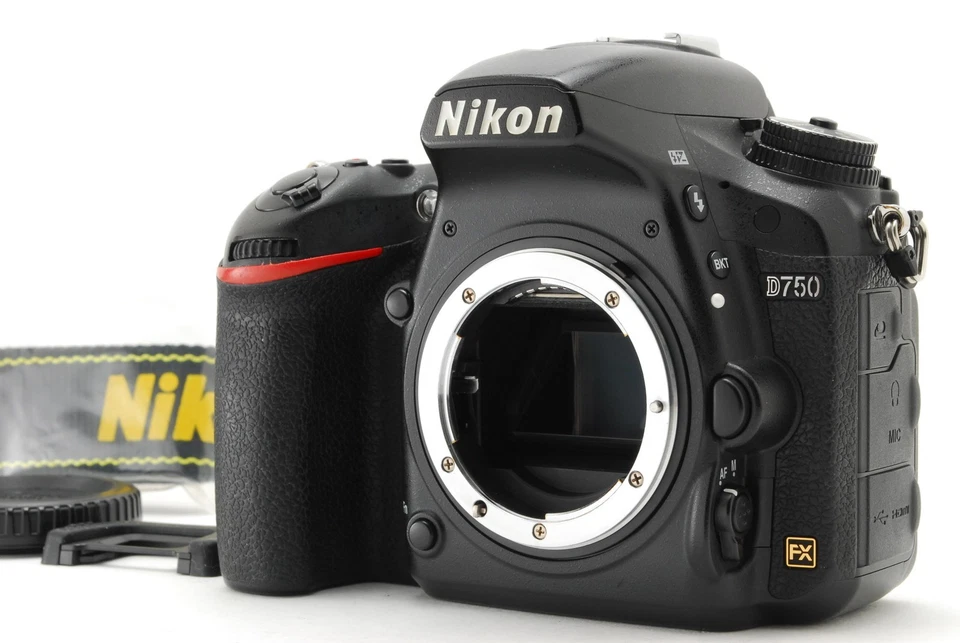 48219 shots[MINT w/Box] Nikon D750 FX 24.3 MP Digital SLR Camera Body From JAPAN - Image 3 of 4