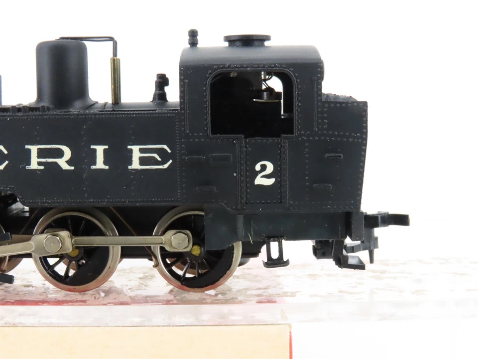 HO Scale Rivarossi Vintage L060R ERIE Railroad 0-6-0T Steam Tank Locomotive #2 - Image 3 of 4