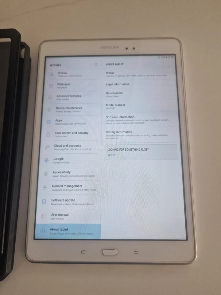 Samsung Galaxy Tab A 16GB White Android Tablet WiFi 9.7" Read Description, photo 3 of 5