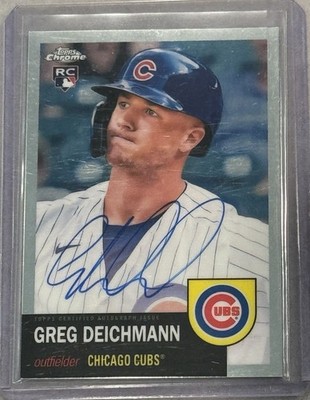 2022 Topps Chrome Platinum Rookie Autographs Greg Deichmann #CPA-GD On Card RC