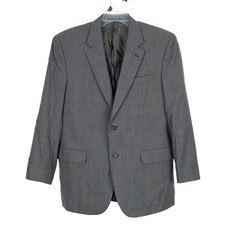 Jos A Bank 100 Wool Glen Check 2-Button Sport Coat Men's 43R