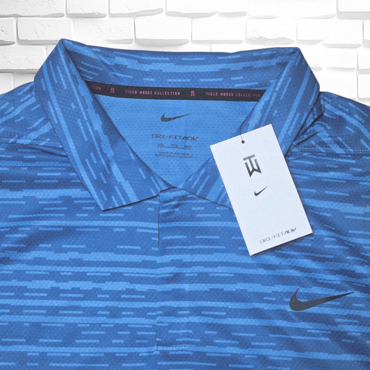 NWT Tiger Woods Collection Nike Dri-Fit ADV Golf Polo Mens XXL 