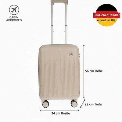 Handgepäck Trolley Handgepäckkoffer Reiskoffer Hartschale Bordgepäck Koffer