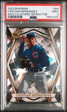Cristian Hernandez 2022 Bowman Invicta #BI9-Atomic Refractor 88/150 PSA 9