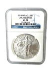 2014 W Silver Eagle $1 NGC MS70, Early Releases