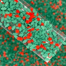 FAKE Christmas Theme Mistletoe Polymer Clay Sprinkle Mix NOT EDIBLE D23-28