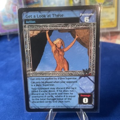 Raw Deal CCG Get a Look at These - Divas Overloaded Torrie Wilson Silver Foil