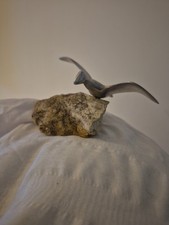 Vintage Hoselton Canadian Flying Goose Polished Aluminium Sculpture 