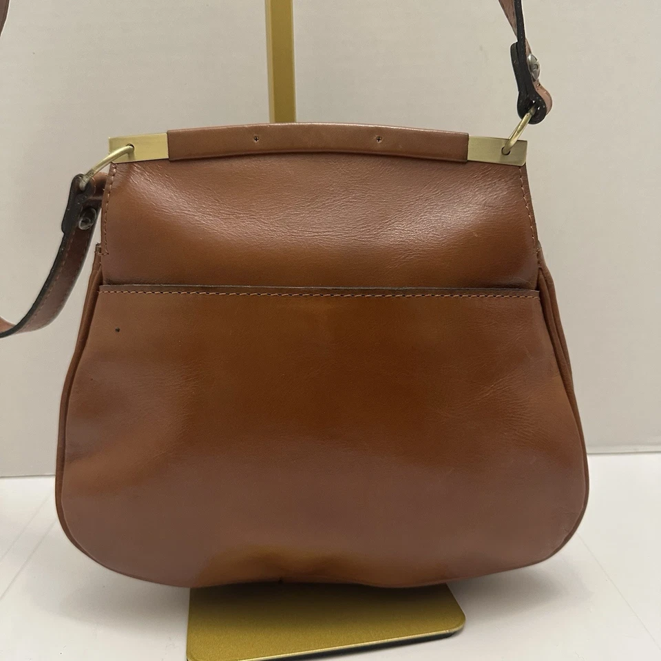 Patricia Nash Brown Leather Veneto Mirage Crossbody Bag Super Cute! - Image 3 of 4