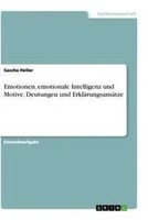 Emotionen, Emotionale Intelligenz Und Motive. Deutungen Und ErkläRungsansäTze