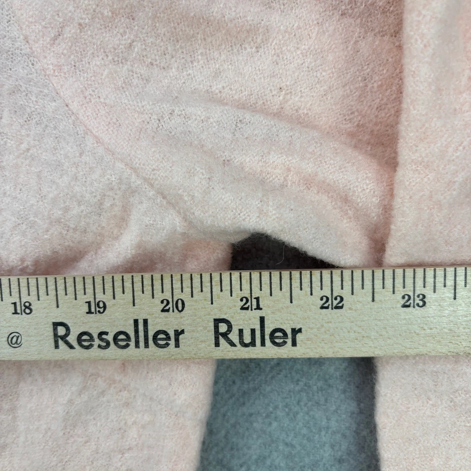 Chico's Boiled 100% Wool Button Blazer Jacket Size 1 (Womens 8 / Medium) Pink - Image 4 of 4