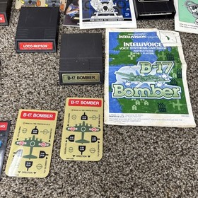 Intellivision Game Lot Tested Lot Of 6 Games Tested