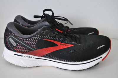 Schwarze Schnürschuhe Herren Wide Fit Running Sneaker Gr. 9 (EU 44) BROOKS Ghost 14